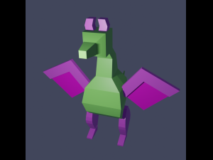 dragon 3Dモデル