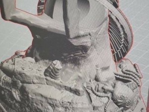 soporte para control ps4 de god of war 3D Print Model
