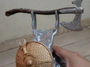 soporte para control ps4 de god of war 3D Print Model