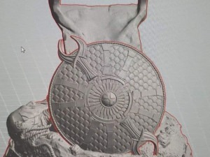 soporte para control ps4 de god of war 3D Print Model