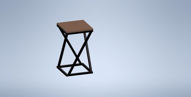 chair in loft style Model 3D .c4d .max .obj .3ds .fbx .stl .blend
