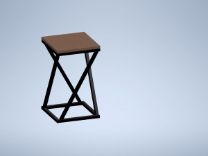 chair in loft style 3D Model