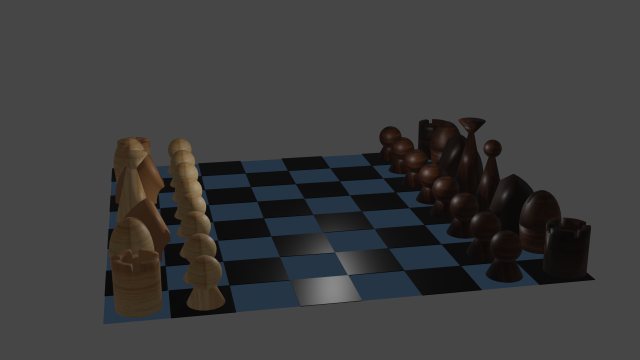 Шахматы 3ds Max