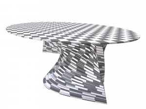 David Tragens Modern Sidewinder Coffee Table Modèle 3D
