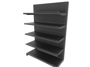 metal shelving 3D 模型