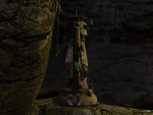 Ruined Lantern 3D Model