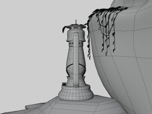 Ruined Lantern Modèle 3D