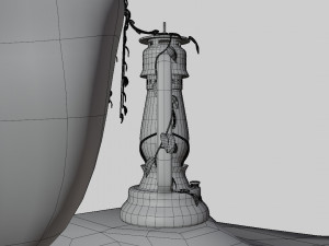 Ruined Lantern Modèle 3D