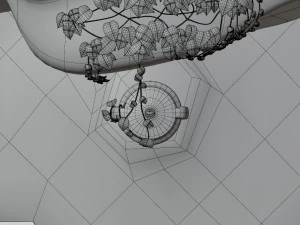 Ruined Lantern 3D Model