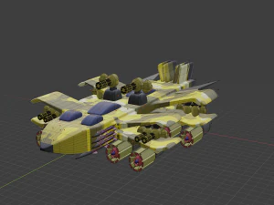 无功平面 3D 模型