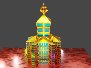 escritório Modelo 3D