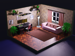 Small Room 3D 모델