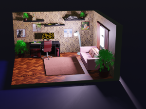 Small Room Modello 3D
