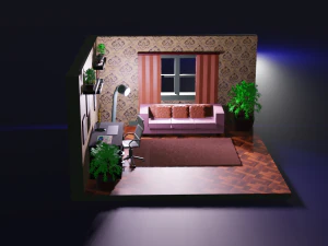 小房间 3D 模型