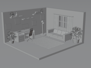 Small Room Modello 3D