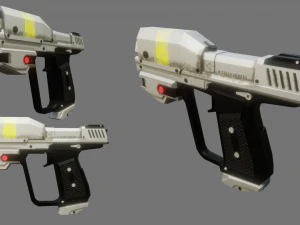 m6g pistol 3D Model