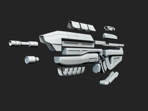 MA5B Assault rifle 3D Print Model