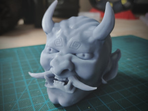 japanese daemon skull 3D Print Model