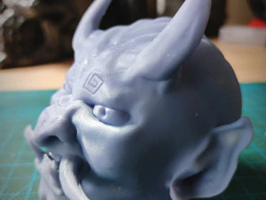 japanese daemon skull 3D Print Model