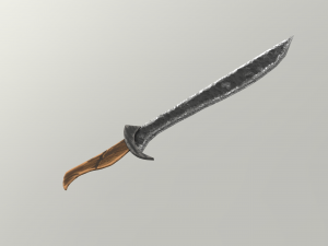 Iron Sword 3D Model