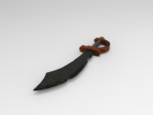 Pirate Sword 3D मॉडल