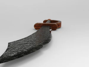 Pirate Sword 3D Model