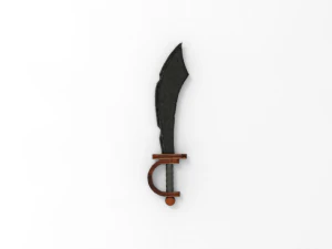 Pirate Sword 3D Model