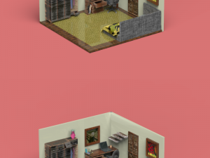 Bed Room Modèle 3D