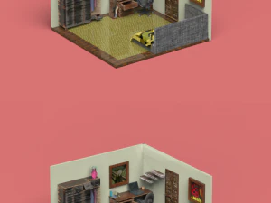 Bed Room 3D Model