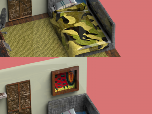 Bed Room Model 3D