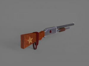 Sceriffo del fucile Modello 3D