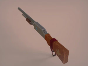 Sceriffo del fucile Modello 3D