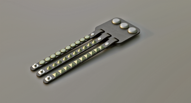 Rock Bracer 3D Model .c4d .max .obj .3ds .fbx .stl .blend 