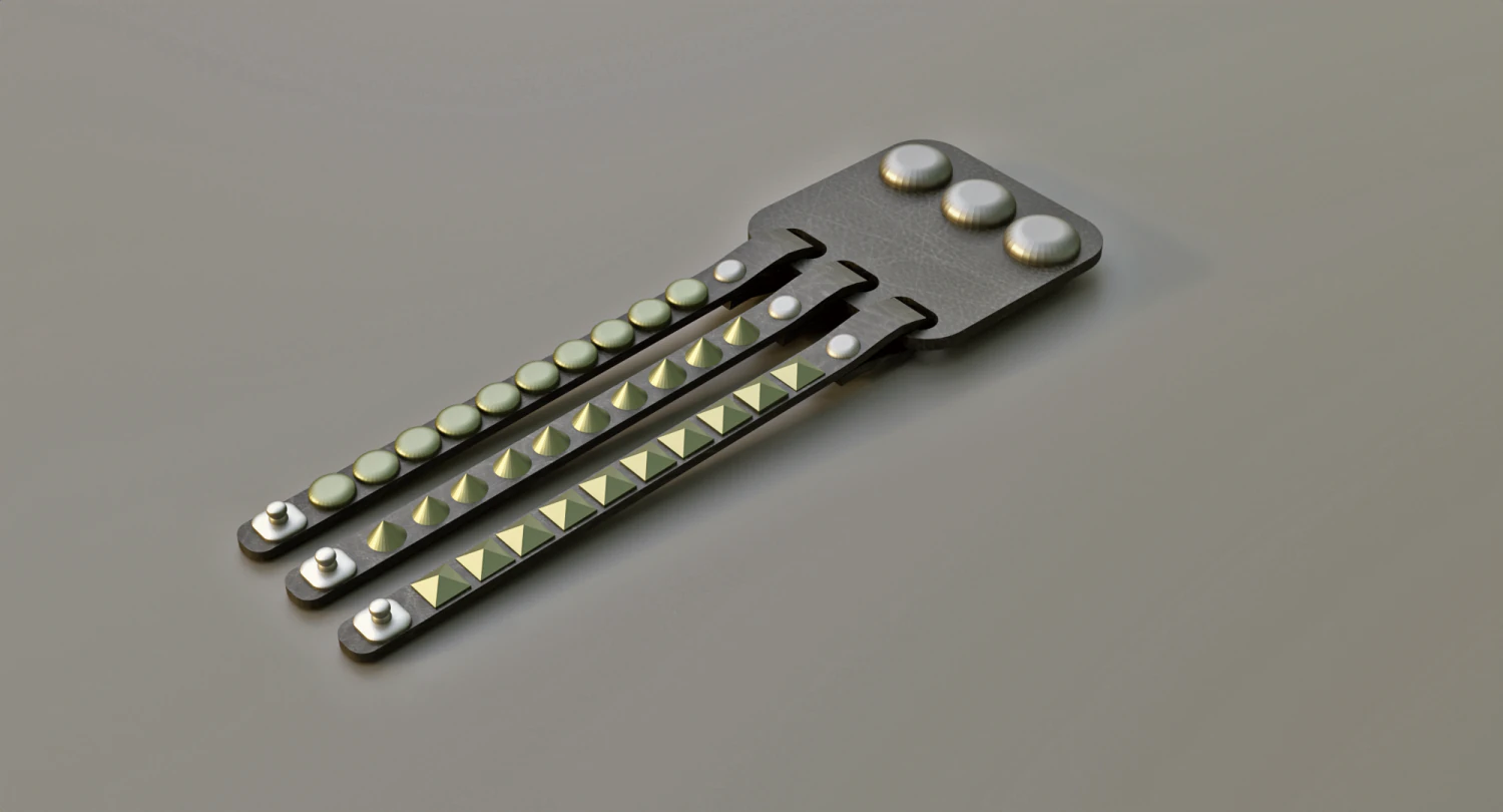 Rock Bracer 3D Model .c4d .max .obj .3ds .fbx .stl .blend 