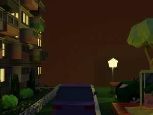 Post Soviet high-rise building 3D Model