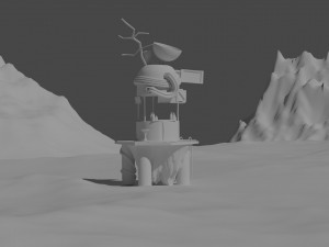 desert bar 3Dモデル