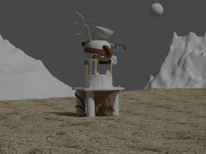 desert bar 3Dモデル
