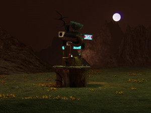 desert bar 3Dモデル