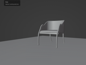 Fancy Chair 3D 模型