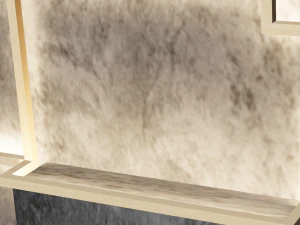 authors modern wall decor for the interior 3D Model