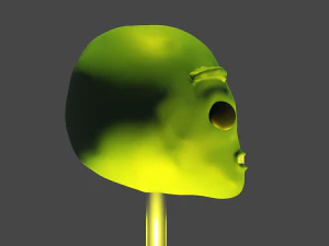 alien head 3D Model