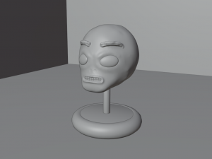 alien head Modèle 3D