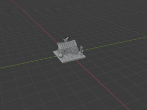 3d lowpoly house 3D Modell