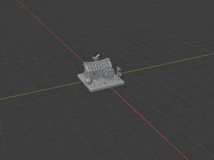 3d lowpoly house 3D Model