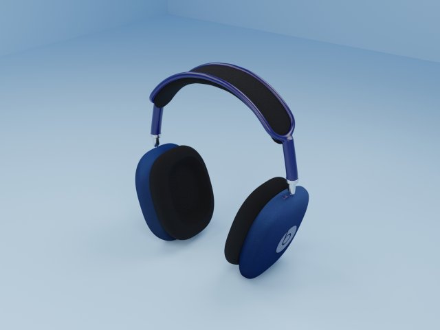 3d headphone 3D Model .c4d .max .obj .3ds .fbx .stl .blend 