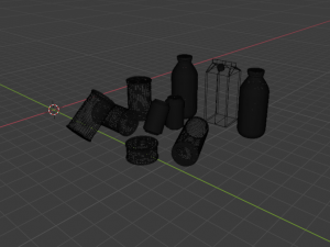 canned foods and drinks Model 3D