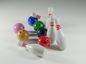 3d bowling ball pin 3D Model