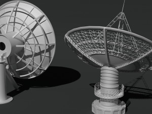 Satellite dish antenna 3D Model