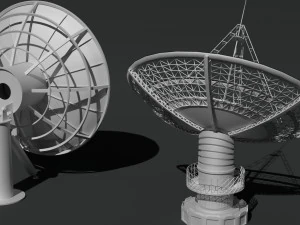 Satellite dish antenna 3D Model
