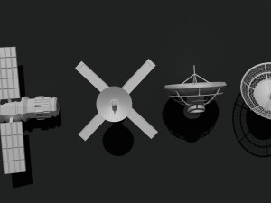 Satellite dish antenna 3D Model